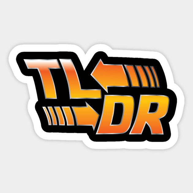 TL;DR Sticker by LavaLamp